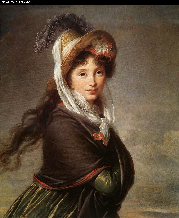 VIGEE-LEBRUN, Elisabeth Portrait of a Young Woman et